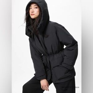 Uniqlo Black Hybrid 750++ Fill RDS Certified Down Parka Coat Size L
